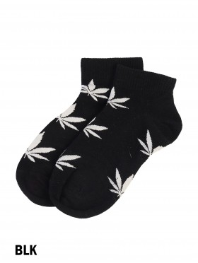 Men's Leaves Pattern Ankle Socks